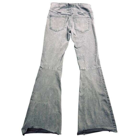 Free People Denim Penny Pull-On Flare Jeans, Women's Size 27R - Picture 2 of 3